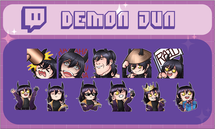 Demon Jun Emotes